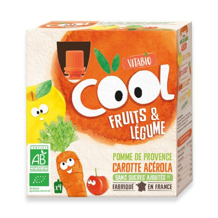 Avis Cool Fruits et Légume - Pomme de Provence Carotte Acérola Babybio 1