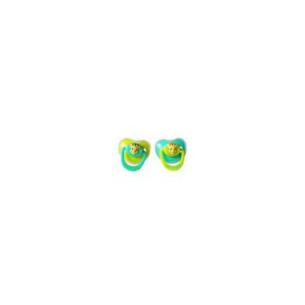 Avis 2 sucettes silicone phosphorescentes avec capuchon (0-6 mois)  Existe aussi en 6-18 mois VULLI 1