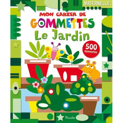 Avis Mon cahier de gommettes : Le jardin EDITIONS PICCOLIA 1