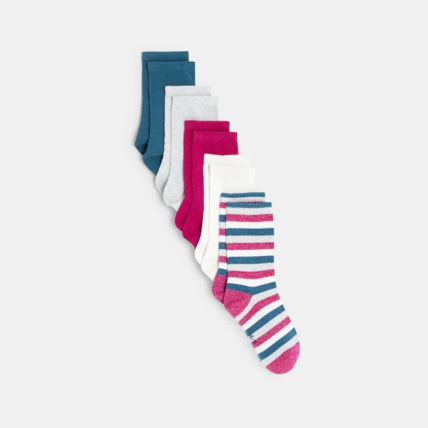 Avis Chaussettes fantaisie pailletées (lot de 5) roses fille OKAIDI 1