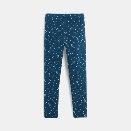 Avis Legging chaud imprimé étoiles bleu fille OKAIDI 2