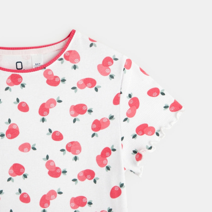 Avis Pyjama 2 pièces court motif fraises rose fille OKAIDI 3