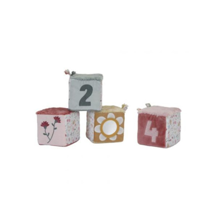 Avis Lot de 4 cubes doux - Flowers & butterflies LITTLE DUTCH 1