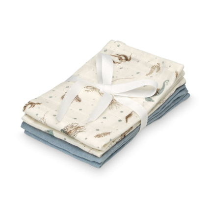 Avis Paquet de 4 lingettes de Toilette en Mousseline Cam Cam Copenhagen 4