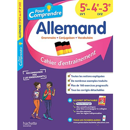 Avis Pour comprendre Allemand 5e LV1 ou 4e-3e LV2 Hachette Éducation 1