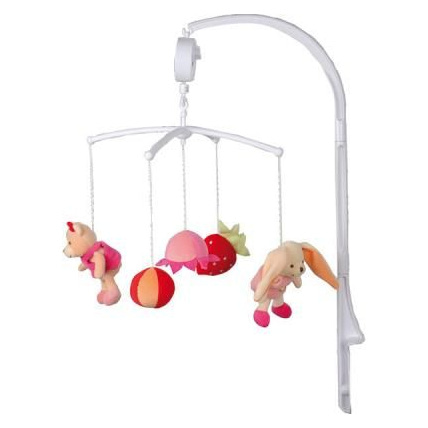 Avis Mobile bébé musical fruits roses DOUDOU ET COMPAGNIE 1