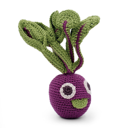 Avis Hochet Emily la Betterave MYUM - THE VEGGY TOYS 1
