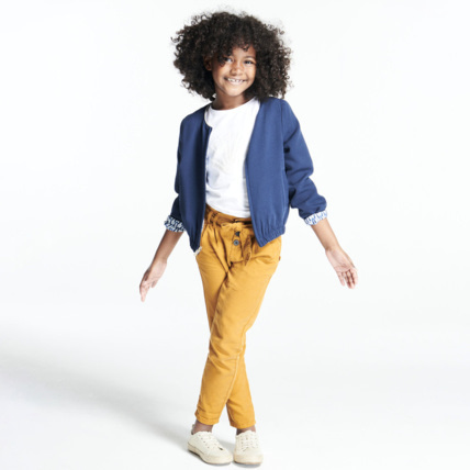 Avis Veste réversible zippée bleu fille OKAIDI 1