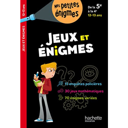 Avis Jeux et énigmes De la 5e à la 4e - Cahier de vacances 2023 Hachette Éducation 1