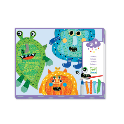 Avis Coffret déchirer et coller Collage monstres DJECO 1