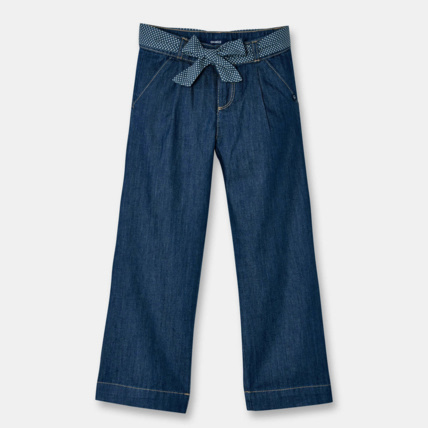 Avis Jean large ceinturé bleu fille OKAIDI 1