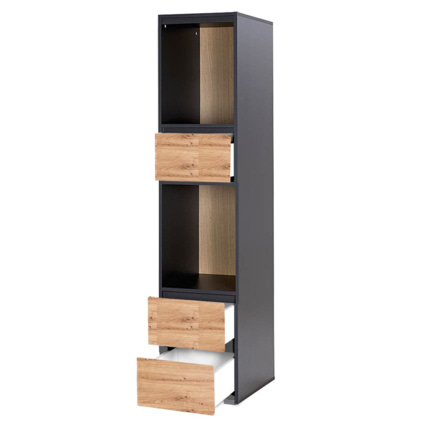 Avis Meuble colonne avec 2 niches de rangement et 3 tiroirs DALIA LITTLE SKY BY KLUPS 3