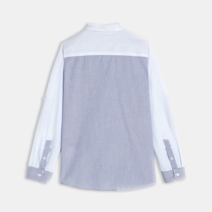 Avis Chemise rayée bicolore bleue garçon OKAIDI 5