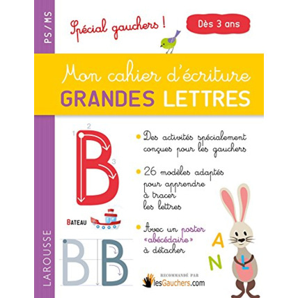 Avis Mon cahier d'écriture GRANDES LETTRES sp gauchers LAROUSSE 1