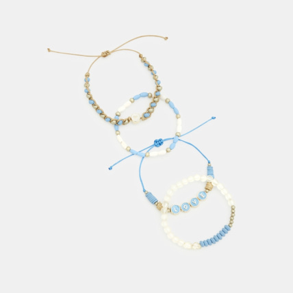 Avis Bracelets fantaisie (lot de 4) bleu fille OKAIDI 1
