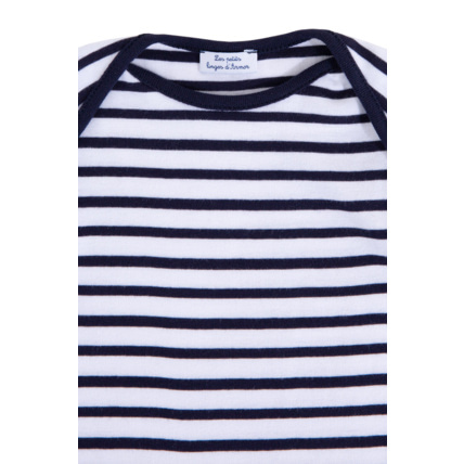 Avis Lot de 2 Bodies "Yannig" Baby - coton - Blanc/Navire ARMOR-LUX 3
