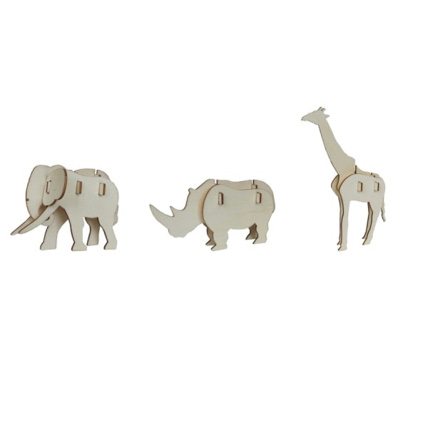 Avis Puzzles 3D En Bois - La Savane LOOLIPO 1