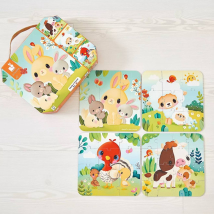 Avis 4 puzzles évolutifs animaux Ferme JANOD 5