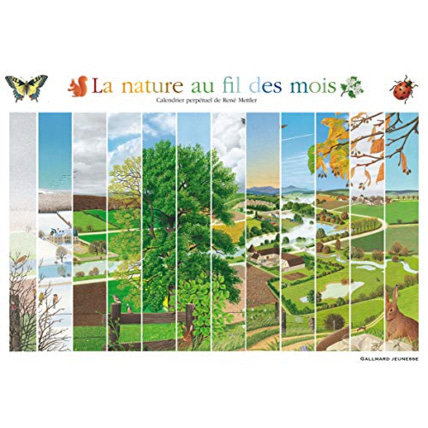 Avis Livre La Nature Au Fil Des Mois: Calendrier Perpétuel GALLIMARD JEUNESSE 1