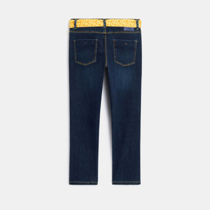 Avis Jean slim ceinturé bleu fille OKAIDI 4