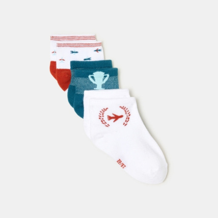 Avis Chaussettes jacquard avions (lot de 3) OBAÏBI 1