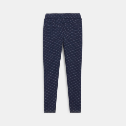 Avis Jeggings chauds à tout-petits pois bleu fille OKAIDI 4
