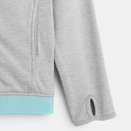 Avis Sweat-shirt sport à capuche gris fille OKAIDI 4