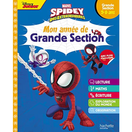 Avis Disney - Marvel Spidey et ses amis extraordinaires - Mon année de Grande Section (5-6 ans) Hachette Éducation 1