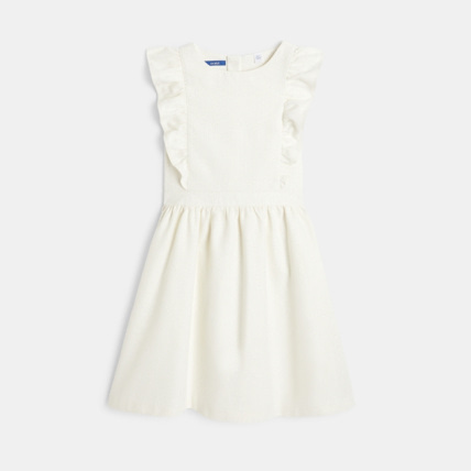 Avis Robe chic pailletée beige fille OKAIDI 1