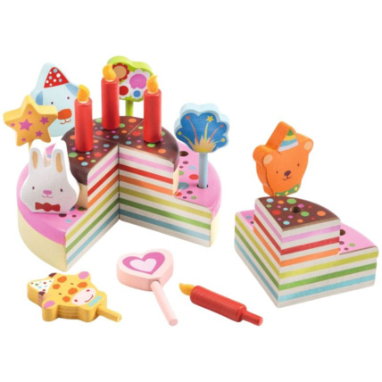 Avis Gâteau en bois Happy Birthday DJECO 1