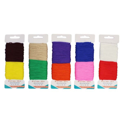 Avis Cordons Colorés - diam 1,7 mm LOOLIPO 1