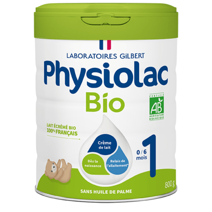 Avis Lait infantile Bio 1er âge Physiolac 1