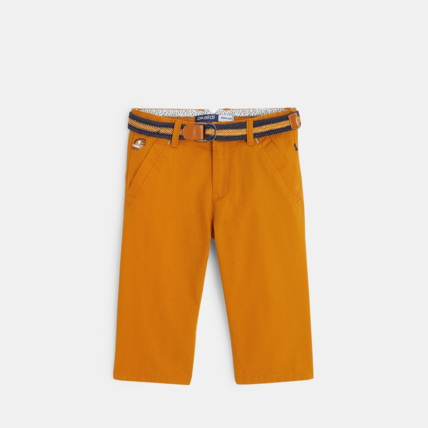 Avis Bermuda long ceinturé marron garçon OKAIDI 1