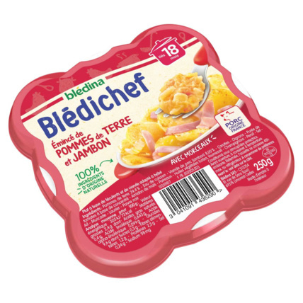 Avis BLEDICHEF Emincé de pommes de terre et jambon Blédina 2