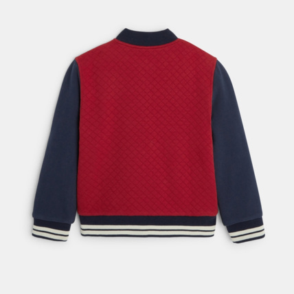Avis Teddy bicolore en molleton matelassé rouge garçon OKAIDI 4