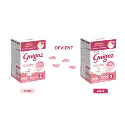 Avis Optipro 2 Lait en poudre 2ème Âge Guigoz 6