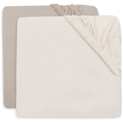 Avis Lot de 2 draps housses en jersey pour matelas de parc JOLLEIN 1