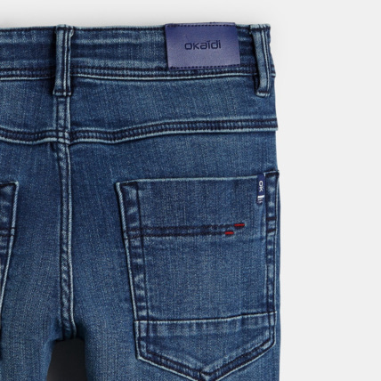 Avis Jean skinny ultra-résistant bleu garçon OKAIDI 3