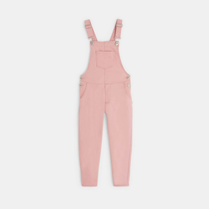 Avis Salopette en toile unie rose fille OKAIDI 1