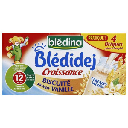Avis Blédidej Croissance Biscuité saveur vanille dès 12 mois Blédina 1