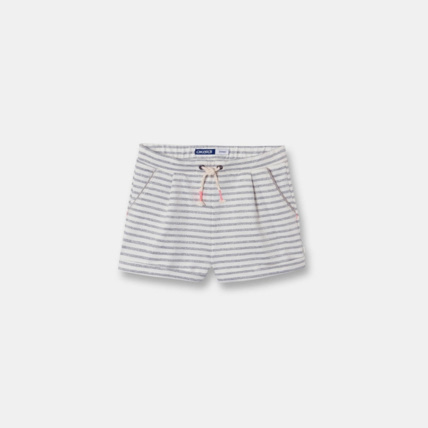 Avis Short en jersey rayé gris fille OKAIDI 1