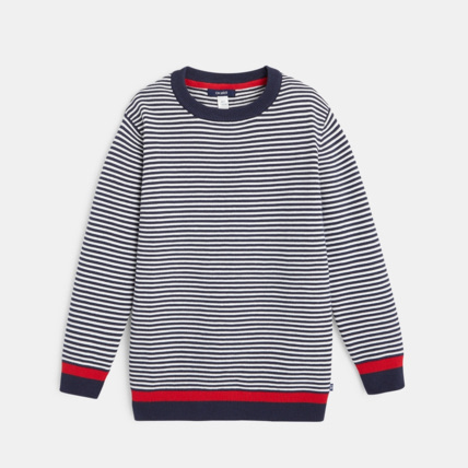 Avis Pull marin rayé bleu garçon OKAIDI 1