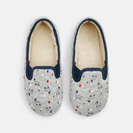 Avis Chaussons fourrés et imprimés gris garçon OKAIDI 3
