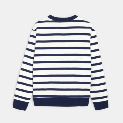Avis Sweat-shirt marin à message bleu garçon OKAIDI 4