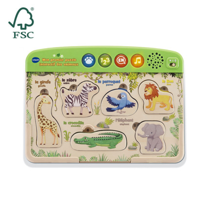 Avis Mon premier puzzle interactif des animaux VTech 1