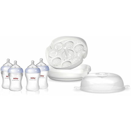 Avis Stérilisateur à Vapeur Moyen Standard + 4 Biberons NUBY 1