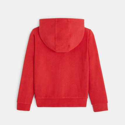 Avis Sweat-shirt à capuche à message rouge garçon OKAIDI 4
