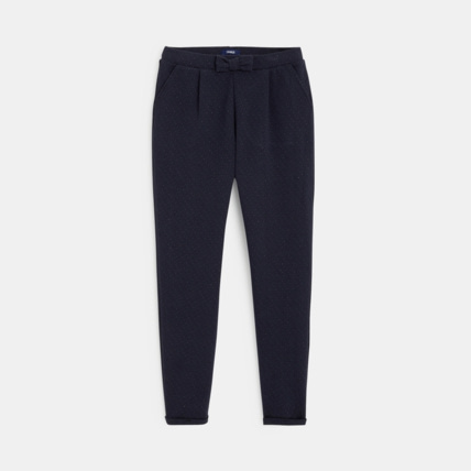 Avis Jogging en molleton à micro-pois bleu fille OKAIDI 1