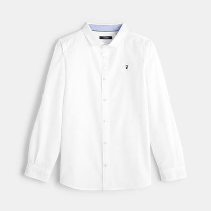 Avis Chemise classique blanche garçon OKAIDI 1
