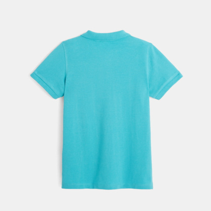 Avis Polo en coton piqué bleu garçon OKAIDI 3